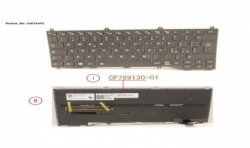 34076493 - KEYBOARD BLACK W/ BL ITALY