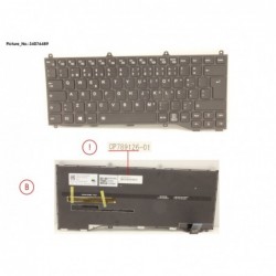 34076489 - KEYBOARD BLACK W/ BL PORTUGAL