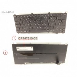 34076444 - KEYBOARD BLACK W/O TS FRANCE