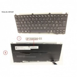 34076469 - KEYBOARD BLACK W/O TS SWISS