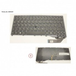 34053601 - KEYBOARD BLACK W/ TS UK