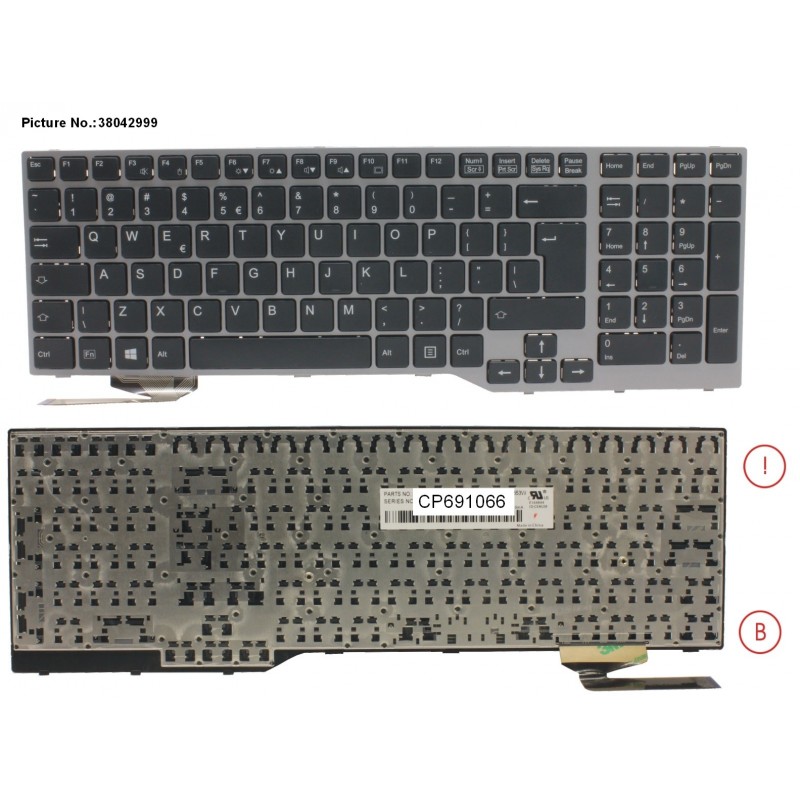 38042999 - KEYBOARD 10KEY ANTIB. US