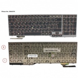 38042978 - KEYBOARD 10KEY BLACK W/ TS CZECH/SLOVAK