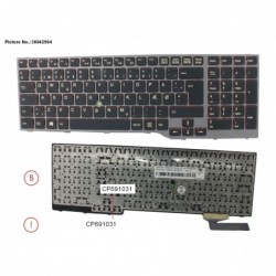 38042964 - KEYBOARD 10KEY BLACK W/ TS DENMARK