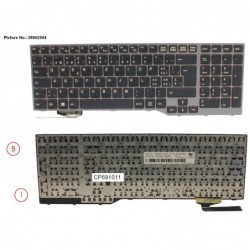 38042944 - KEYBOARD 10KEY BLACK W/O TS SWISS