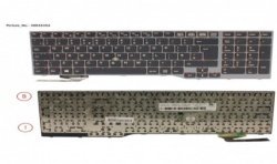 38035354 - KEYBOARD 10KEY BLACK W/ TS UK