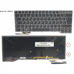 38042917 - KEYBOARD BLACK W/ BL SPAIN