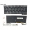 38042916 - KEYBOARD BLACK W/ BL UK