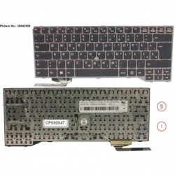 38042908 - KEYBOARD BLACK W/ TS SOUTH EAST EUROPE